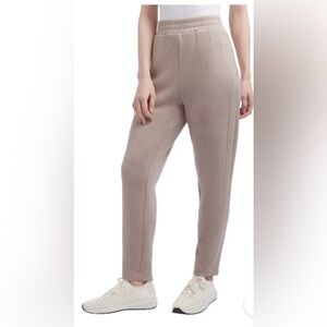 Danskin Women's Luxe Retro Chai Brown Jogger Pants, Size L